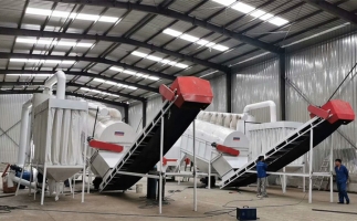 興仁：鋸末顆粒機(jī)生物燃燒顆粒生產(chǎn)線(xiàn)建成投產(chǎn)